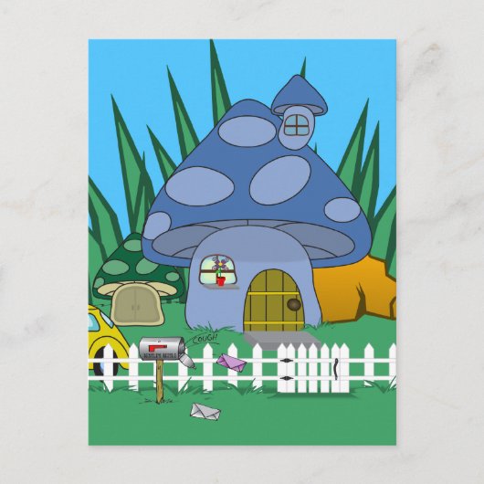 Pilz-Haus-Postkarte Postkarte (Vorderseite)