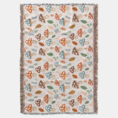 Pilz, Herbstblätterung, Naturschutz Decke (Vorderseite Vertikal)