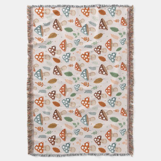 Pilz, Herbstblätterung, Naturschutz Decke (Vorderseite Vertikal)