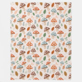 Pilz, Herbstblätterung, Naturschutz Fleecedecke (Vorderseite)