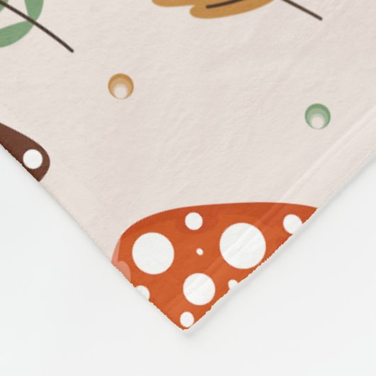 Pilz, Herbstblätterung, Naturschutz Fleecedecke (Ecke)