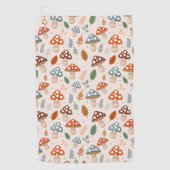 Pilz, Herbstblätterung, Naturschutz Golfhandtuch (Vorderseite)