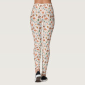 Pilz, Herbstblätterung, Naturschutz Leggings (Rückseite)