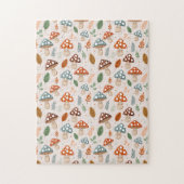 Pilz, Herbstblätterung, Naturschutz Puzzle (Vertikal)