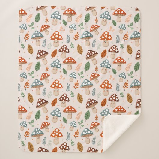 Pilz, Herbstblätterung, Naturschutz Sherpadecke (Vorderseite)