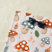 Pilz, Herbstblätterung, Naturschutz Strandtuch (Beispiel)