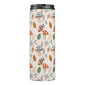 Pilz, Herbstblätterung, Naturschutz Thermosbecher (Rückseite)