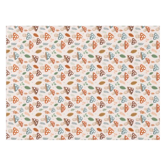 Pilz, Herbstblätterung, Naturschutz Tischdecke (Vorderseite (Horizontal))