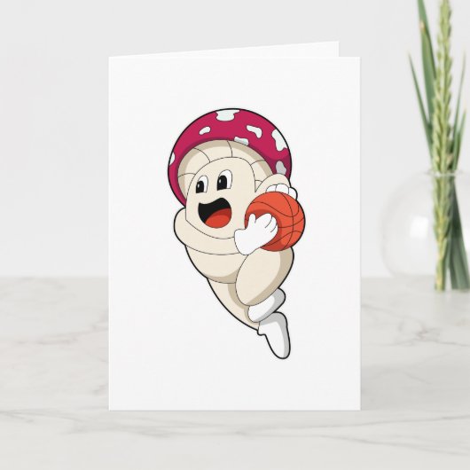 Pilz im Basketballsport Karte (Vorderseite)