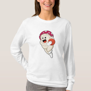 Pilz im Basketballsport T-Shirt