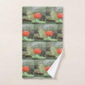 Pilz im Holz Badhandtuch Set (Handtuch)