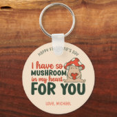 Pilz in meinem Herzen lustige Puppe Niedlichen Val Schlüsselanhänger (Vorderseite)