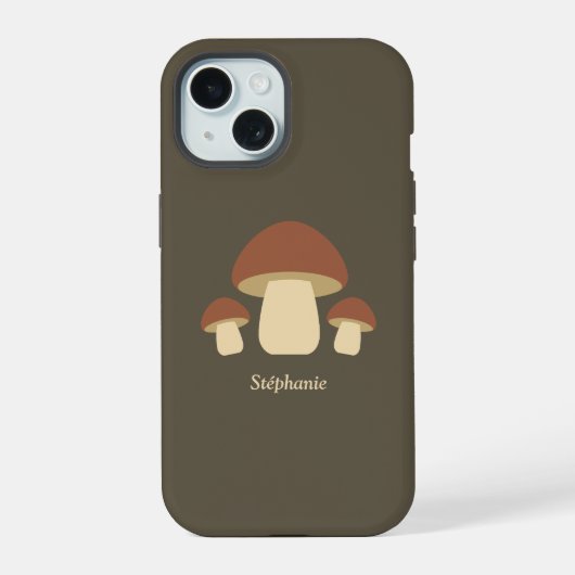 Pilz iPhone 15 Hülle (Rückseite)
