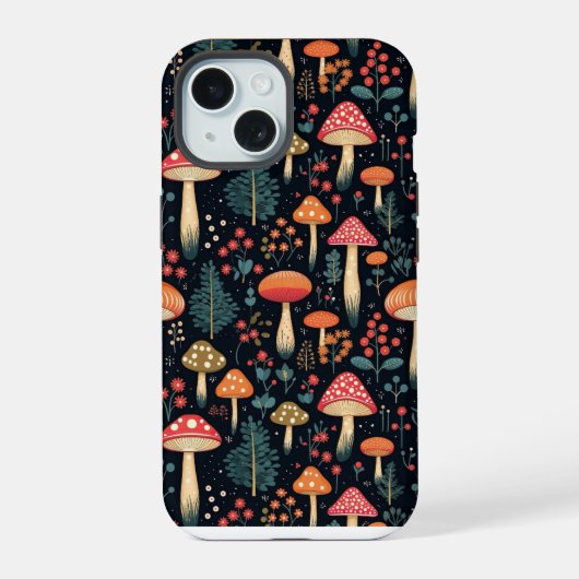 Pilz iPhone 15 Hülle (Rückseite)
