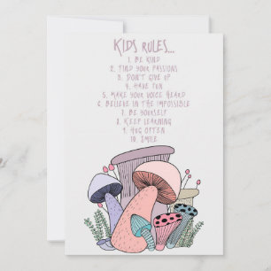 Pilz-Jäger-Pilz- und Kinderregulierung Einladung