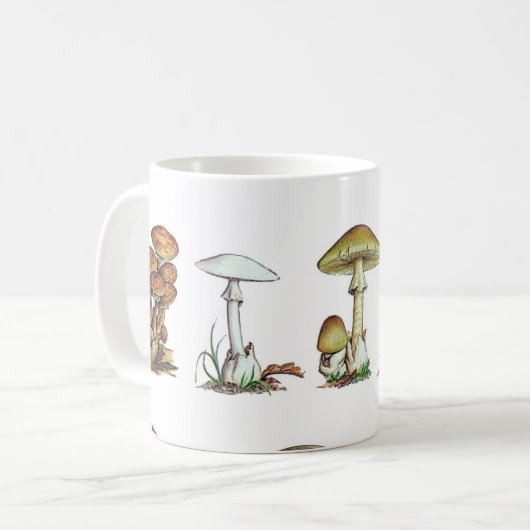 Pilz Kaffeetasse (Vorderseite Links)