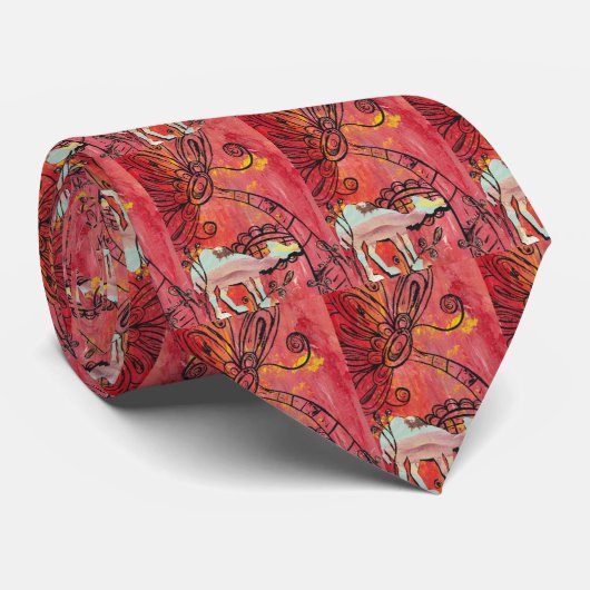 Pilz-Kamel-Krawatte Krawatte (Gerollt)