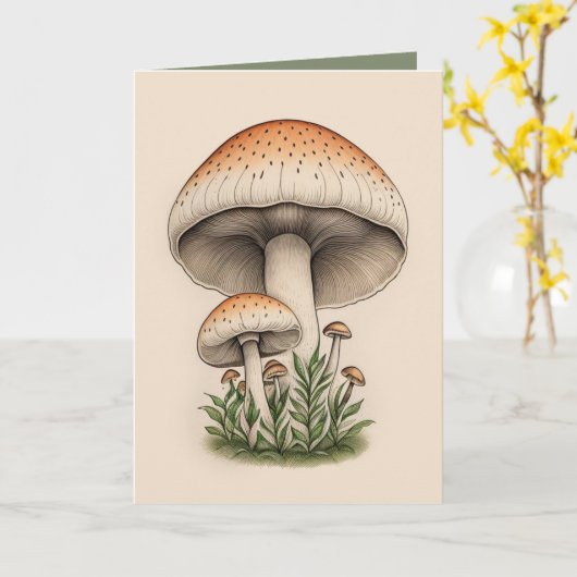 Pilz Karte (Gelbe Blume)