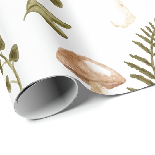 Pilz| Kernästhetik| Wasserfarbe Geschenkpapier (Rolleneckpunkt)