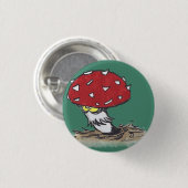 Pilz-Knopf-Abzeichen Button (Vorne & Hinten)