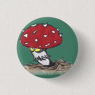 Pilz-Knopf-Abzeichen Button