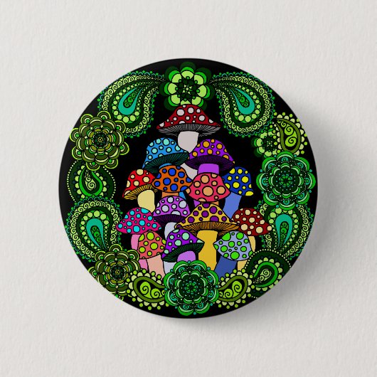Pilz-Knopf Button (Vorderseite)