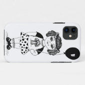 Pilz-Mädchen-Telefon-Kasten Case-Mate iPhone Hülle (Rückseite (Horizontal))