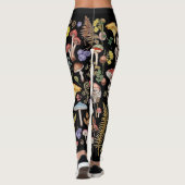 Pilz, Magisches Pilz, Naturschaum Leggings (Rückseite)
