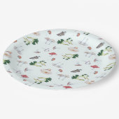 Pilz-Mischungs-Papier-Teller Pappteller (Schrägansicht)