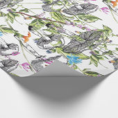 Pilz mit Blumen Geschenkpapier (Ecke)