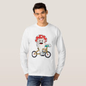 Pilz mit Fahrrad.PNG T-Shirt (Vorne ganz)