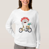 Pilz mit Fahrrad.PNG T-Shirt (Vorderseite)