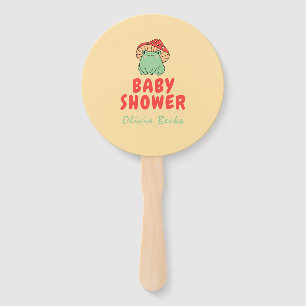 Pilz mit Frog Baby Dusche Fächer