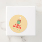 Pilz mit Frog Baby Dusche Geschenkanhänger (Beispiel)