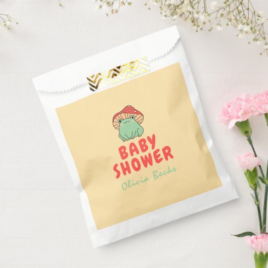 Pilz mit Frog Baby Dusche Geschenktütchen (Versiegelt)