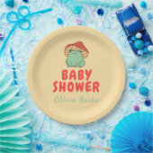 Pilz mit Frog Baby Dusche Pappteller (Party)