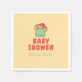 Pilz mit Frog Baby Dusche Serviette (Vorderseite)