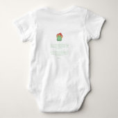 Pilz mit Frog Baby Dusche Strampler (Rückseite)
