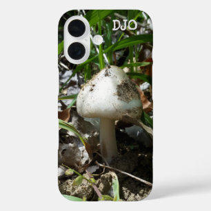 Pilz mit Ihren Initialen iPhone 16 Hülle