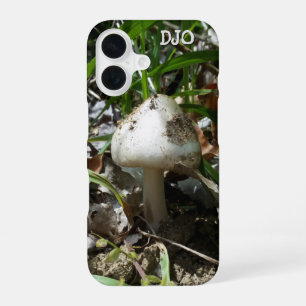 Pilz mit Ihren Initialen iPhone 16 Hülle
