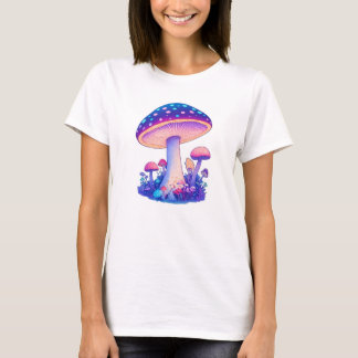 Pilz mit Neonlicht-T - Shirt und mehr