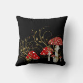 Pilz-Mond-Licht Kissen (Rückseite)