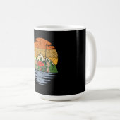 Pilz-Picking Retro Kaffeetasse (VorderseiteRechts)