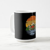 Pilz-Picking Retro Kaffeetasse (Vorderseite Links)