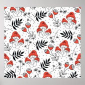 Pilz-Pilz-Art: Natureinrichtung Poster (Vorne)