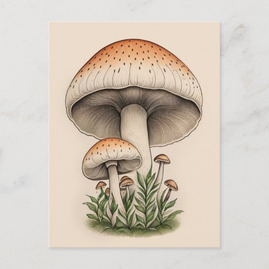 Pilz Postkarte (Vorderseite)