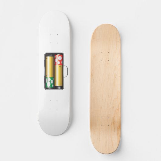 Pilz-Power Skateboard (Vorderseite)