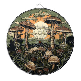 Pilz-Punk-Wald Dartscheibe