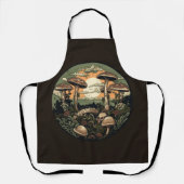 Pilz-Punk-Wald Schürze (Vorderseite)