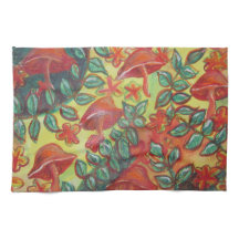 Pilz-Retro Küchentuch